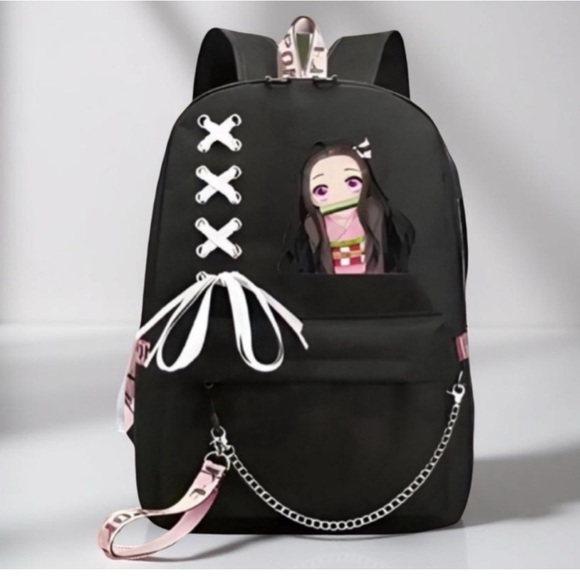 Anime Nezuko Kamado Large Backpack - Picture 1 of 1